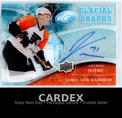 2009-10 Upper Deck Ice #GG-VR James van Riemsdyk Glacial Graphs