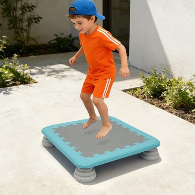 Kids Trampoline,Kids' Bouncing Board,Balance&Bounce Kids' Toy for Indoor/Outdoor