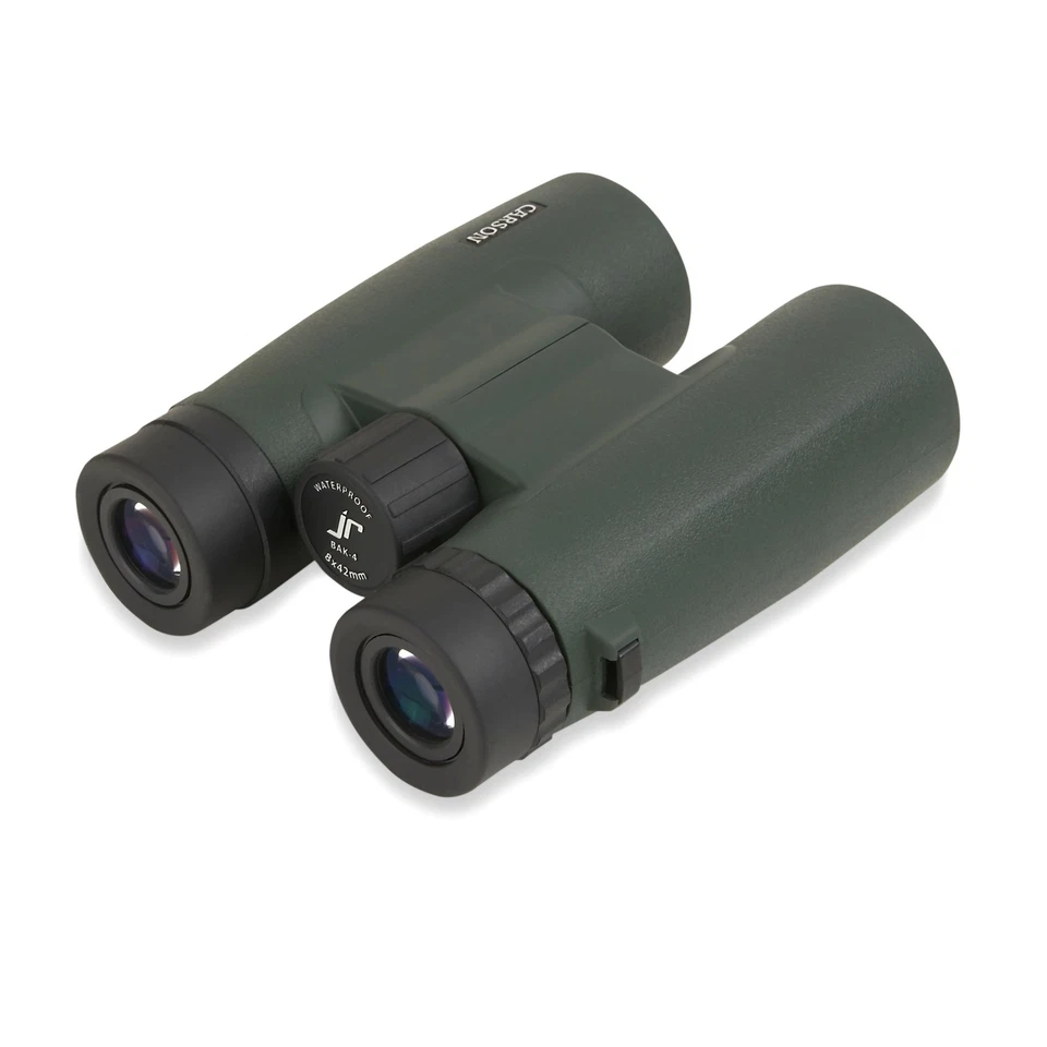 Carson JR Series 8x42mm Roof Prism Binocular, Matte, Green, jr-842 - Image 4 of 4