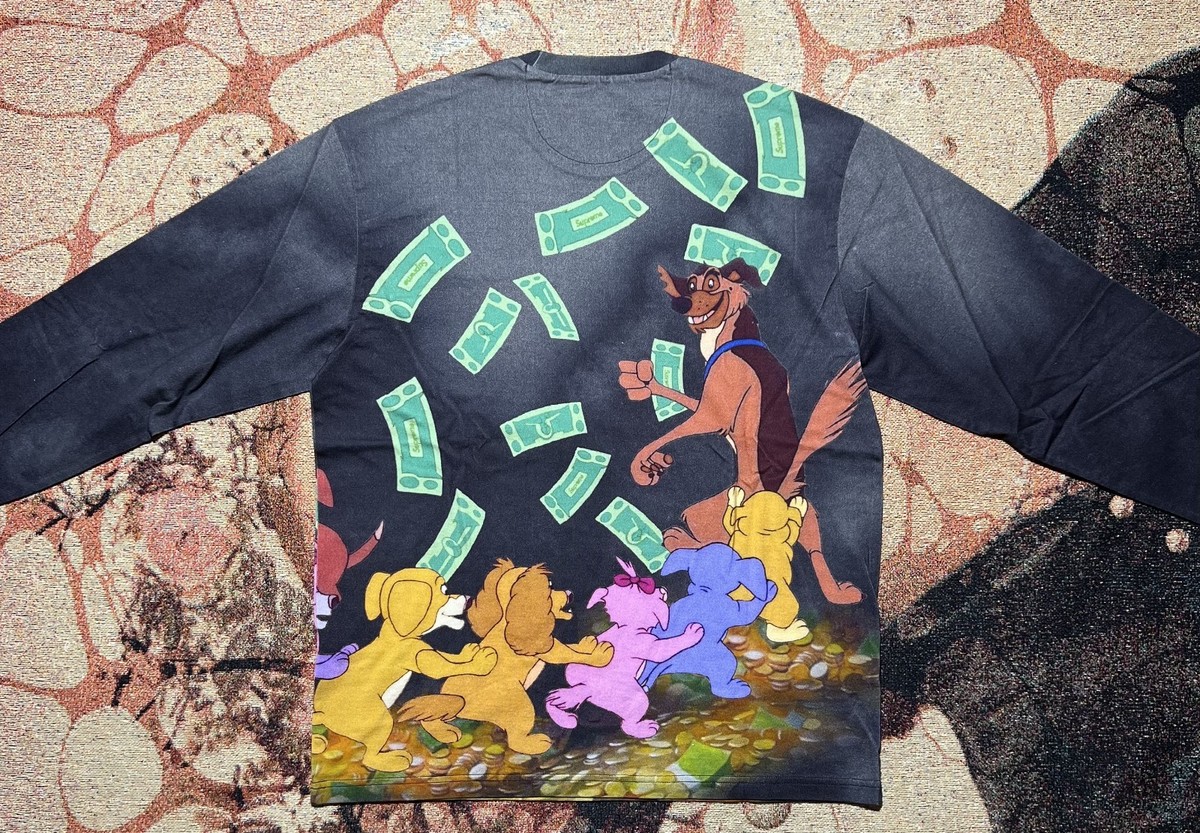 Supreme All Dogs Go To Heaven L/S Top Night Medium Brand New | eBay