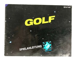 Golf (pal) Schrift Gr&uuml;n NES Nintendo NESgo Anleitung  Multimedia-Point-Geisweid