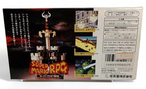 NINTENDO Super Mario RPG Super Famicom FC NES Cartridge w/Box NTSC-J Tested - Picture 2 of 7