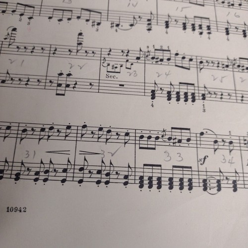 Vintage Sheet Music Augener's Edition No.6971 MENDELSSOHN Allegro Brillant Op.92 - Picture 6 of 8