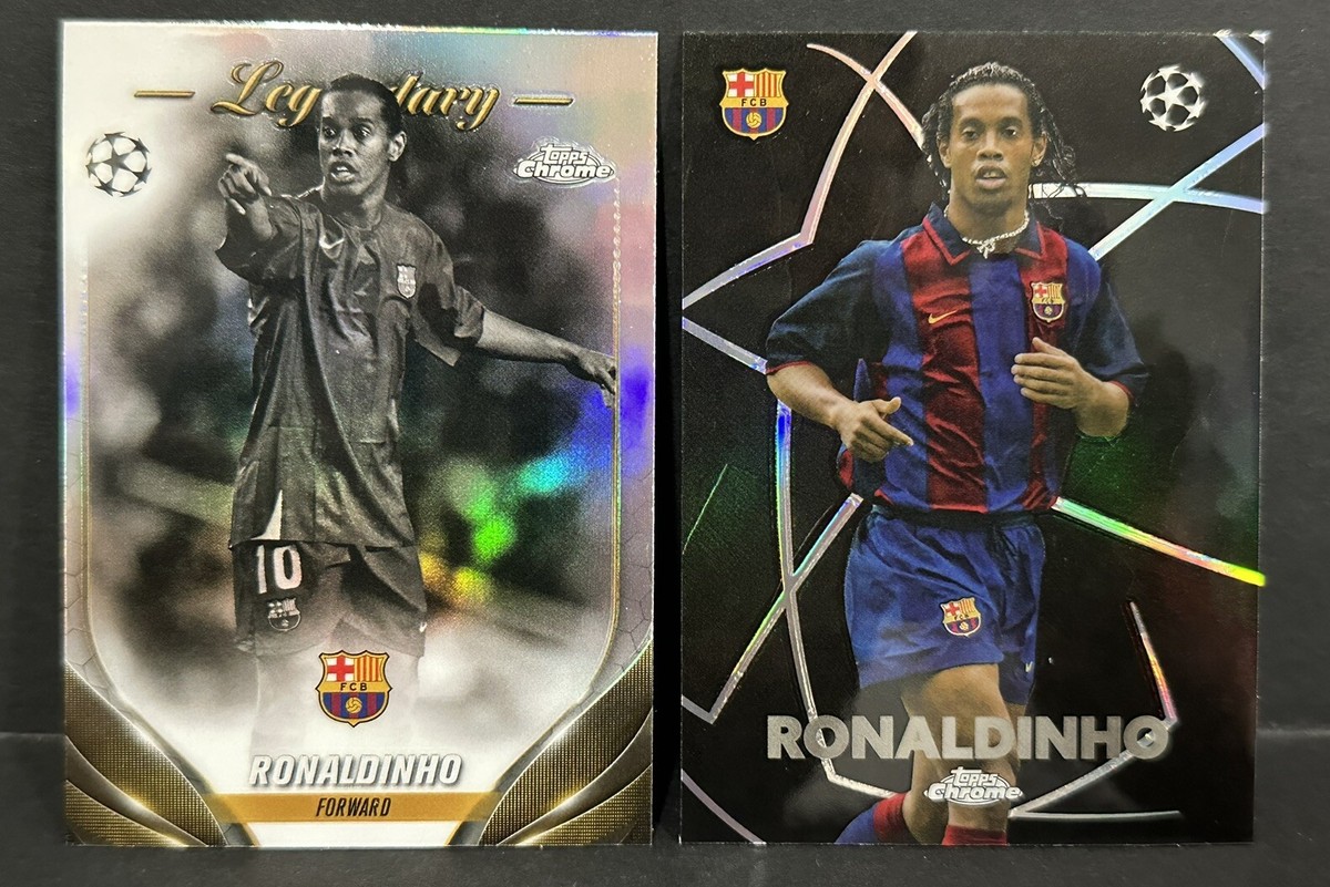 2023-24 Topps Chrome UCC Barcelona Ronaldinho Legendary IV