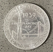 1939 Golden Gate International Exposition Token Coin; UNION PACIFIC RAILROAD