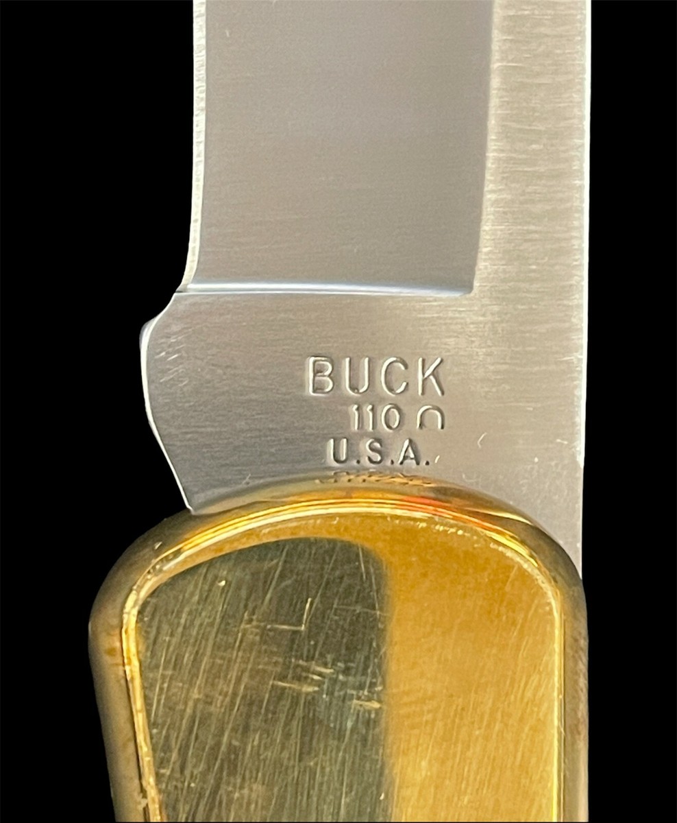 BUCK-TICK FT.110号 CUSTOM RARE 1997 BUCK KNIFE 110 USA FOLDING SINGLE BLADE KNIFE | eBay