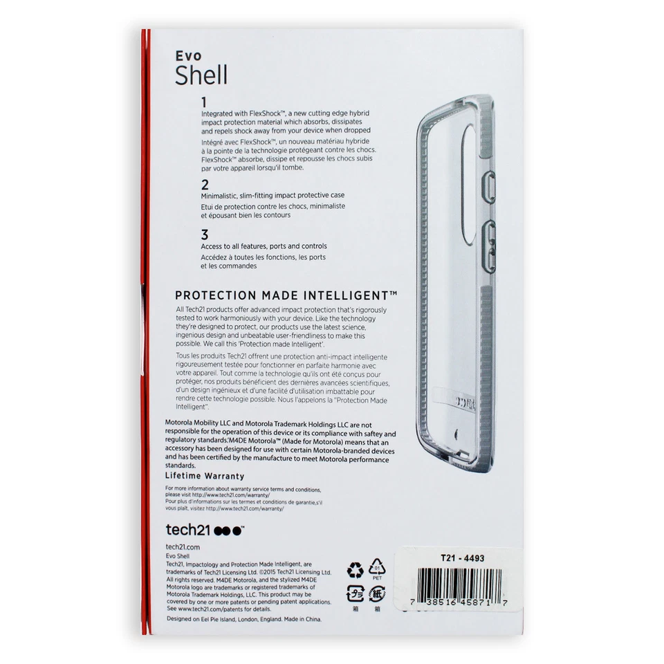 Motorola Droid Maxx 2 Tech21 Evo Shell Ultra Thin Impact Protection - Image 2 of 3
