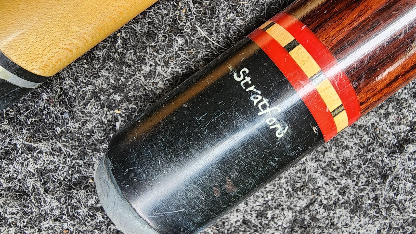 VINTAGE STRATFORD POOL CUE WITH CASE eBay