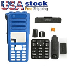PMLN6116 Repair Front Housing Cover Case for XPR7550 Radio Walkie Talkie Blue
