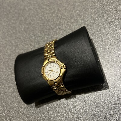 Krug Baumen Baron Swiss Made 18K vergoldet Damenuhr