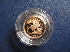 2016 Elizabeth II Proof Gold Half-Sovereign with box and certificate