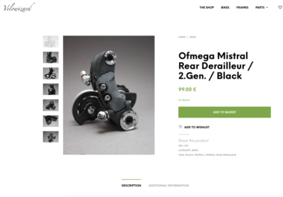 Deragliatore posteriore Campagnolo Super Record 11 Velocità