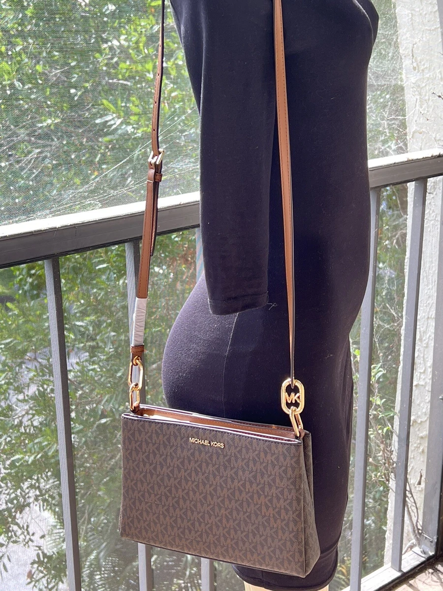 Michael Kors Trisha Womens Medium Crossbody Bag Handbag Purse 