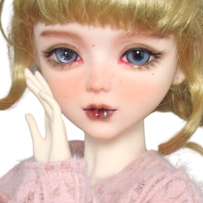 22inch Mechanical Joints Female Body BJD Doll DIY Toys with Full Set Clothes Set
