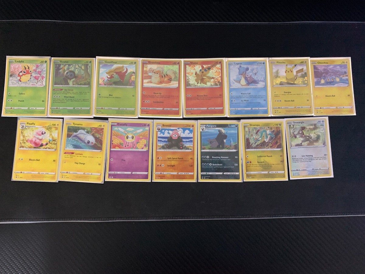 Full Set 15 POKEMON CARDS 2022 McDonald Happy Meal Match Battle w/ Pikachu 