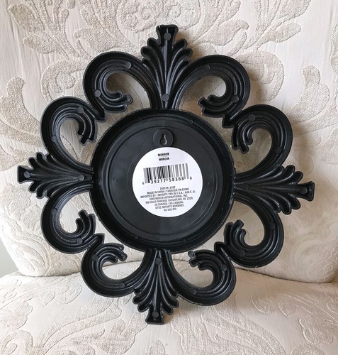 Piccola cornice resina/plastica oro anticato decorazione parete accento specchio da appendere 9,75" - Foto 4 di 10