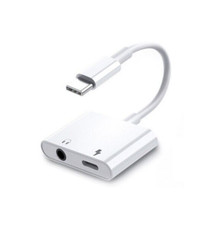 Type-C USB C to 3.5mm Jack Headphone Charger 2 in 1 Adapter for Samsung Galaxy
