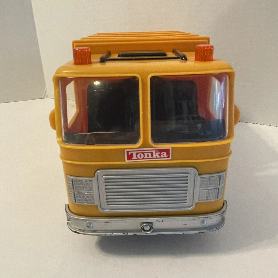 Baúl de reciclaje de basura Tonka Hasbro Funrise 2004 naranja Foto 3 de 4