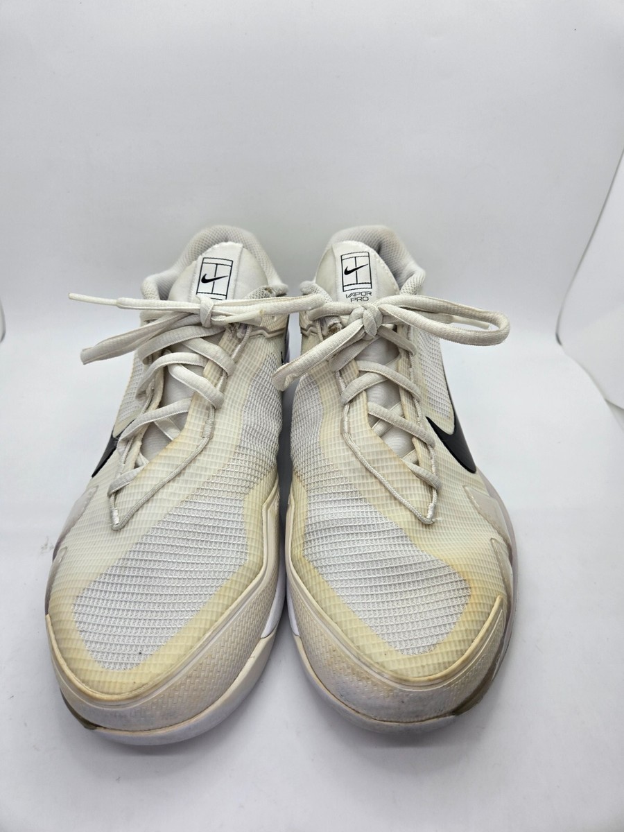 Nike Court Air Zoom Vapor Pro HC Tennis Shoes Men's 7 White