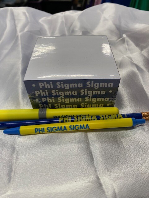 Phi Sigma Sigma Combo Memo Cube, Pen, Pencil VINTAGE, RETIRED