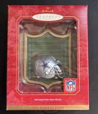 NFL Collection Dallas Cowboys Helmet  Field Hallmark Ornament 2001 NEW NRFB