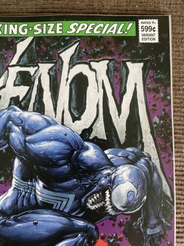VENOM 25 CLAYTON CRAIN KING SIZE HULK ANNUAL 1 SECRET C VARIANT SOLD OUT In Hand - Picture 3 of 11