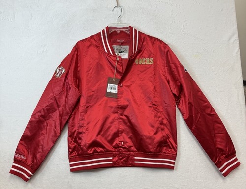 Women's Mitchell & Ness San Francisco 49ers 75th Anniversary Jacket - Large NWT - Picture 2 of 9