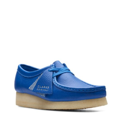 【美品】Clarks wallabees 水色 Wallabee / メンズ ワラビー （ブルースエード） -Clarks