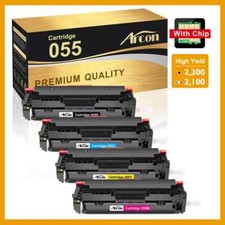 4PK CRG 055 Toner For Canon 055 ImageClass MF743Cdw MF741Cdw MF745Cdw WITH CHIP