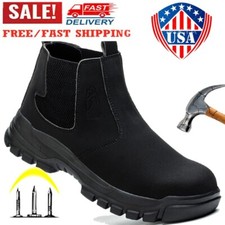 Mens Safety Shoes Anti Shock  Slip Resistant ...