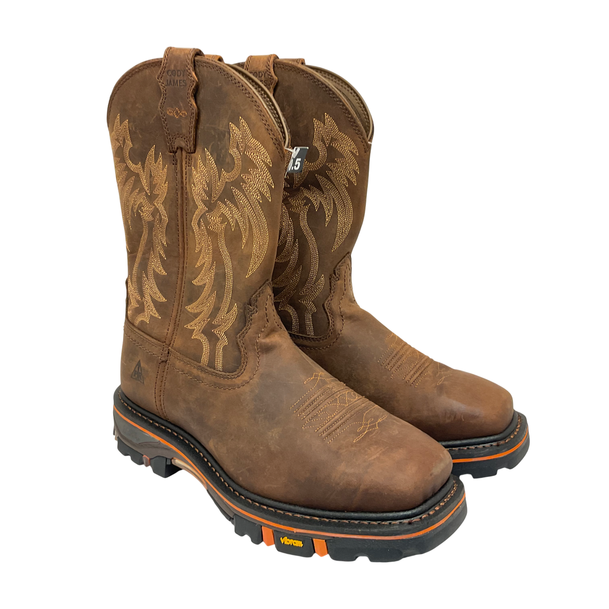 Cody James Men's Decimator Soft Toe Western Work Boots DBP-0-A