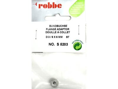 Robbe Flanschhülse D 3 / 9 x 6 mm : S-5203