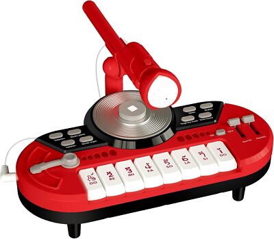 Girls DJ Mixer Piano Toys - Piano for Baby 1 2 3 Years Old 8 Keys Keyboard Learn
