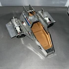 1G Vintage GI Joe 1984 Sky Patrol SHARC Chrome Silver Jet Incomplete!