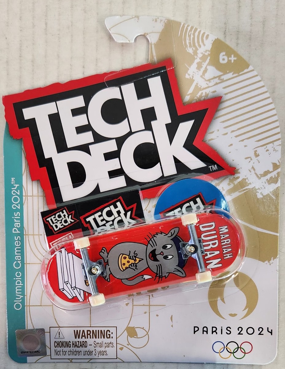 Tech Deck Paris Olympics Meow Skateboards Mariah Duran Whiskers