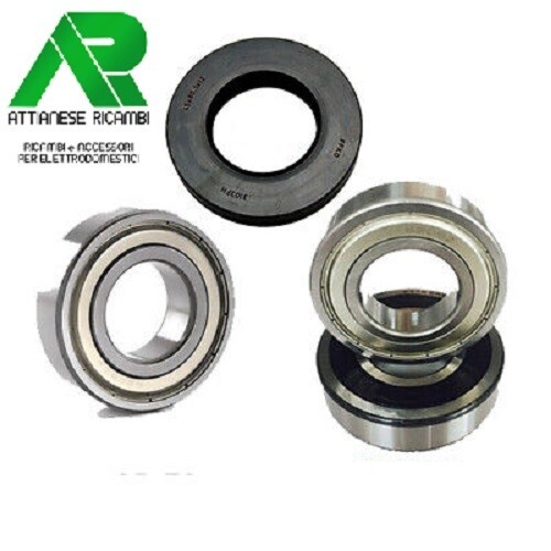 KIT CUSCINETTI MOZZO PER LAVATRICE CANDY AV1150 + S6207ZZ + 91406202