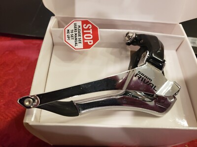 SRAM Rival 22 Front Derailleur - 2x11-Speed Yaw, Braze-on, with Chain Spotter