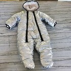 Steve Madden Infant Silver Metallic Snowsuit Size 6-9 Months — photo 3