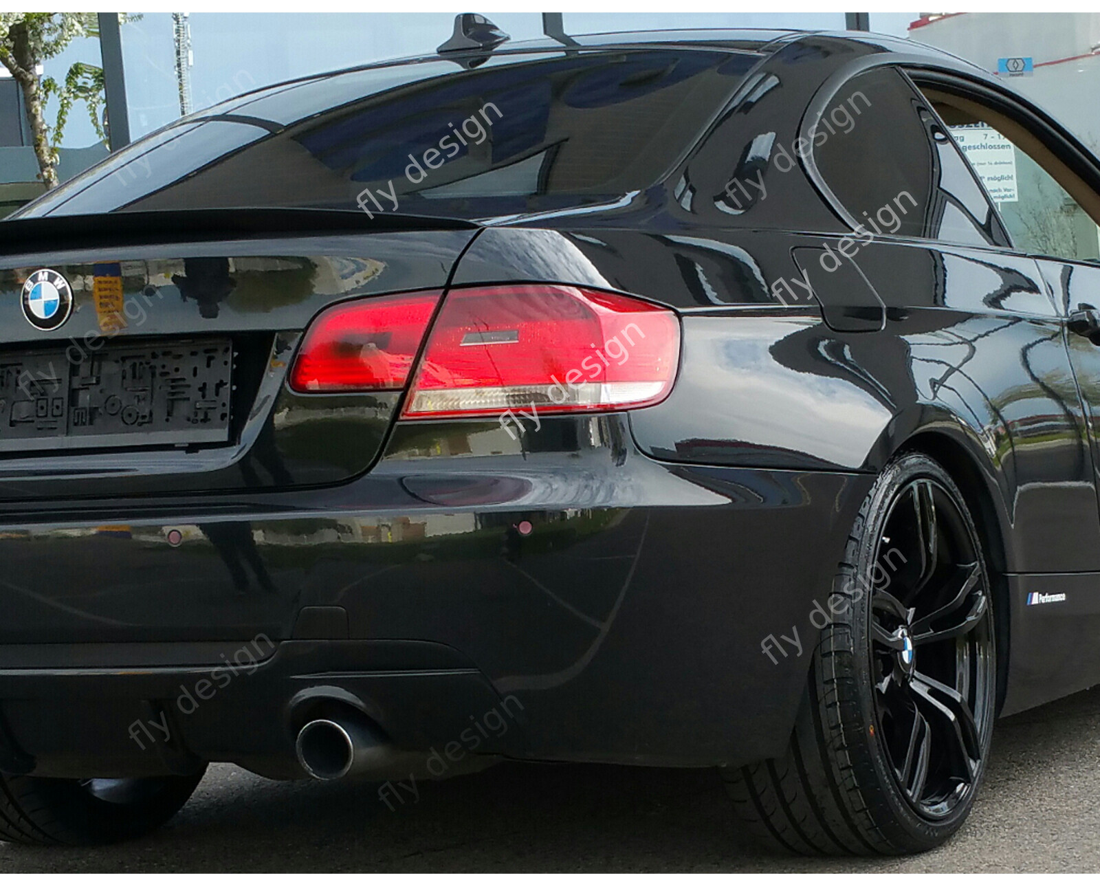 Suitable for BMW E92, Facelift Tuning LCI P-Style Type Lip Rear Spoiler