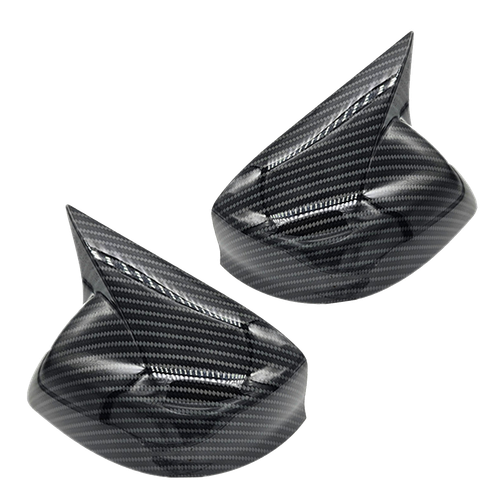 1Pair Carbon Fiber Car Rearview Mirror Cap Cover Trim For Honda Civic 2012-2015X - Picture 13 of 14