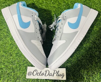 Nike Dunk Low Grey Blue Nike By You Mens Multi Sizes