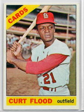 1966 Topps - Curt Flood #60 A953