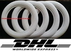 15"x3'' WIDE White Wall Gangster style insert trim set of4