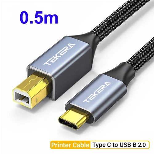 Type C to B Midi Interface Cord for Printer Phone USB C to USB 2.0 B Midi Cable - Picture 16 of 16
