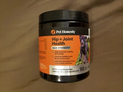PETHONESTY Pet Honesty Hip + Joint Health 90 Soft Chews Bacon Flv. Ex. 06/2026 MAX STRTH