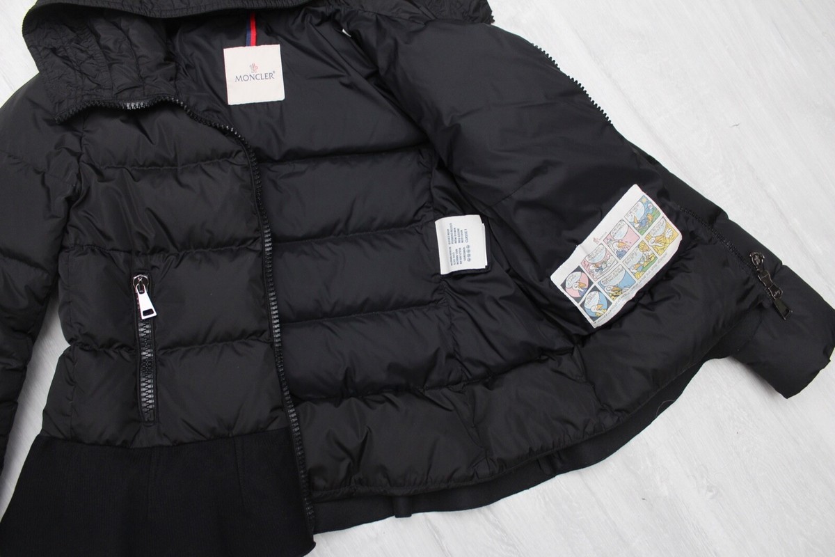 Women's MONCLER Nesea Quilted Down Puffer Jacket Coat Black Women's MONCLER Nesea Quilted Down Puffer Jacket Coat Black