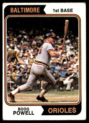 1974 Topps #460 Boog Powell Baltimore Orioles VG-VGEX