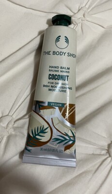 The Body Shop Coconut Handcreme 30 ml zur Pflege trockener Haut