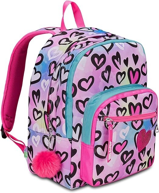 SJ Ever Zaino Scuola Doppio Scomparto, Rosa