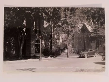 Congressional Church Eldora Iowa vintage postcard Ia RPPC Auto    inv1